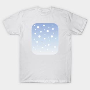 Wintermood | White | Blue Gradient T-Shirt